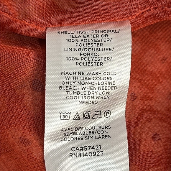 LOFT Floral Womens Top Victorian High Neck Ruffles Size L Sheer Feminine Office - Picture 12 of 15